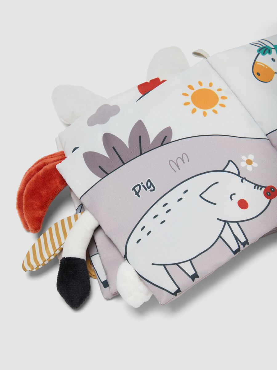 Multicolour sensory baby book with farm animals_2