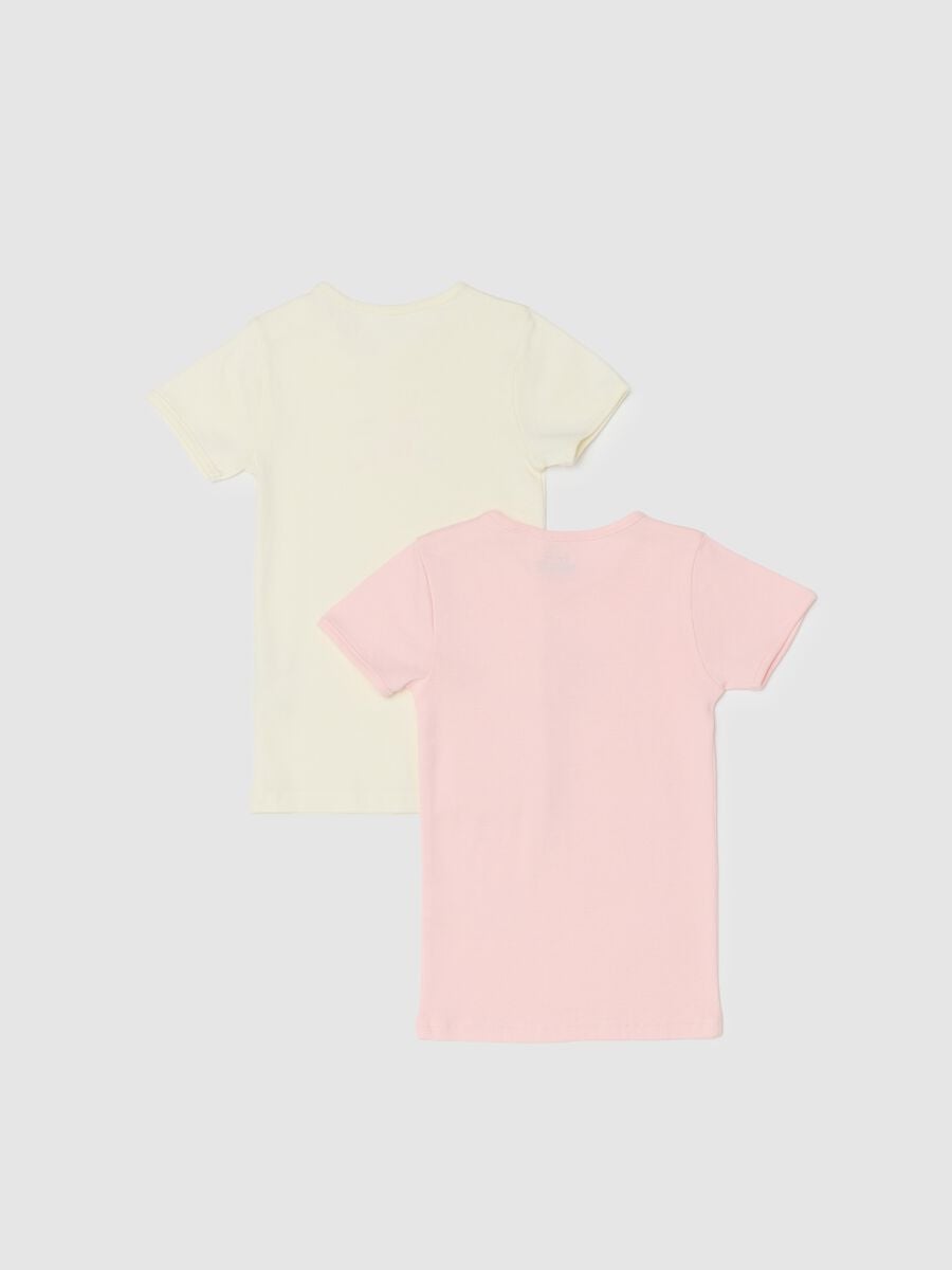 Bipack t-shirt multicolor da neonata in puro cotone regular fit_1