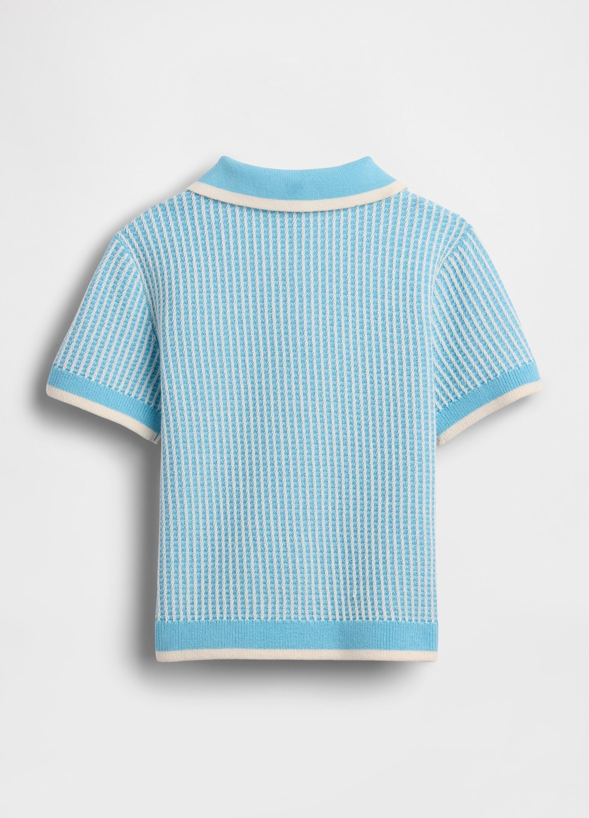Short-sleeve pure cotton polo shirt
