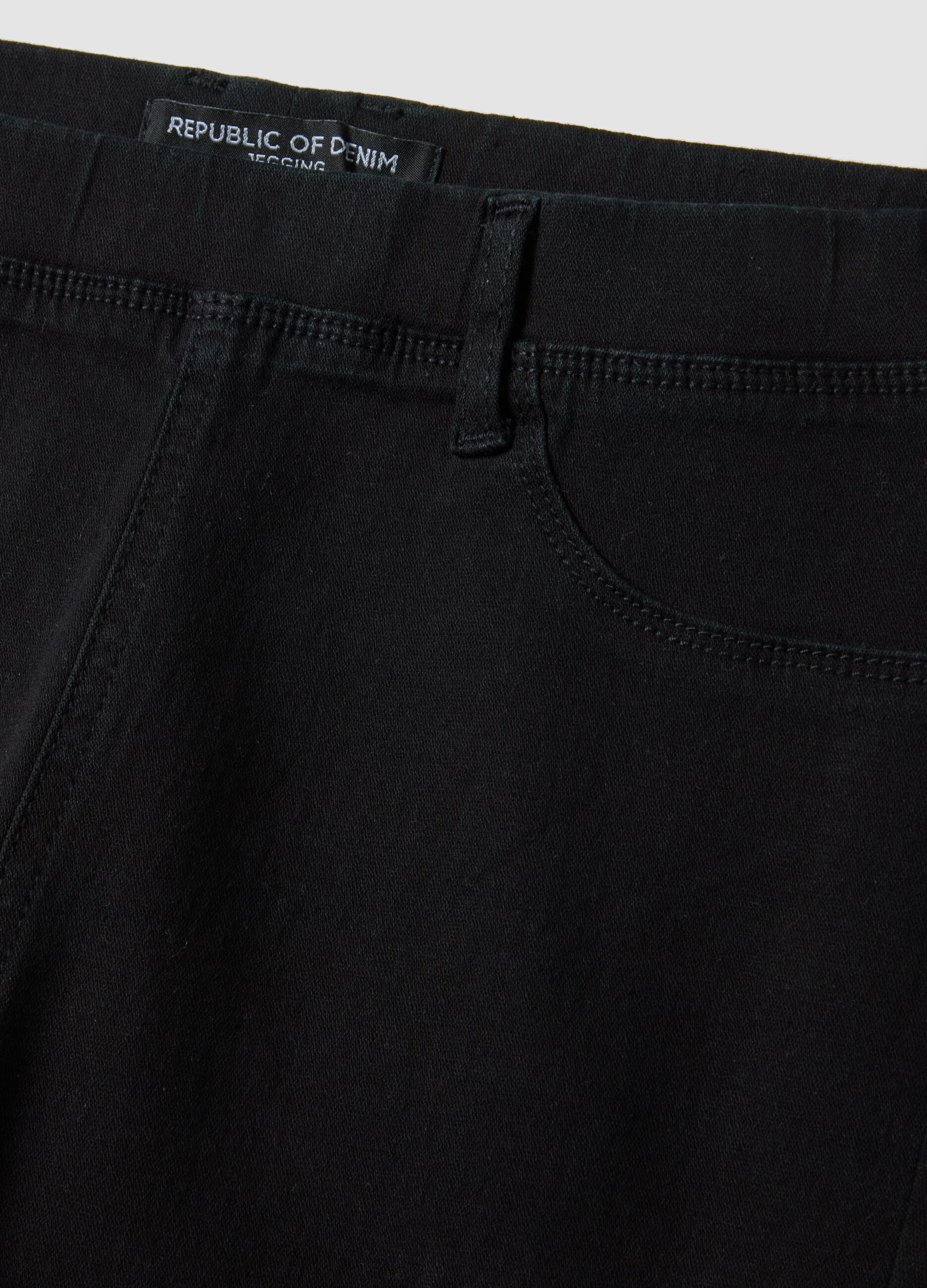 Black Skinny Fit Stretch Denim Blend Jeans