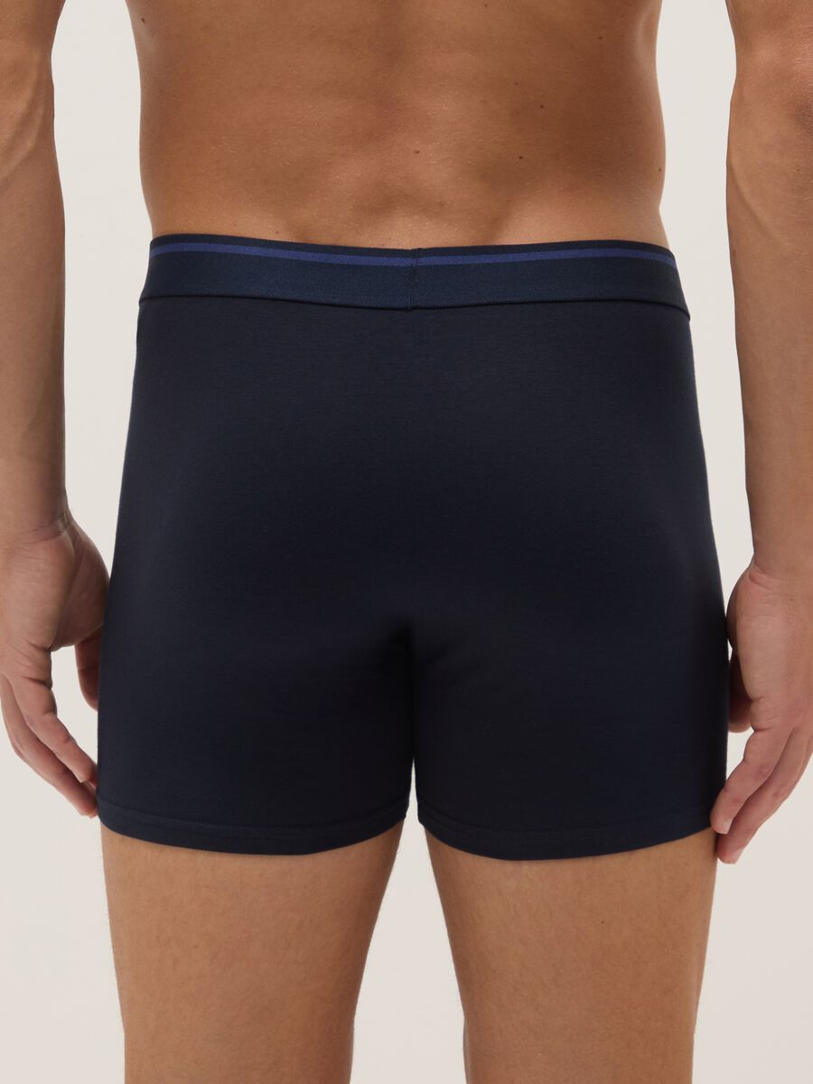 3-pack regular-fit blue stretch organic cotton midi boxer shorts_2