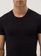 Black stretch modal T-shirt, regular fit_1