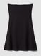 Black stretch viscose mini dress_4
