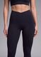 Black slim-fit stretch leggings with regular waist ALTAVIA STUDIO_1