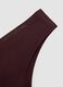 Brown organic cotton Brazilian briefs with regular waist_1