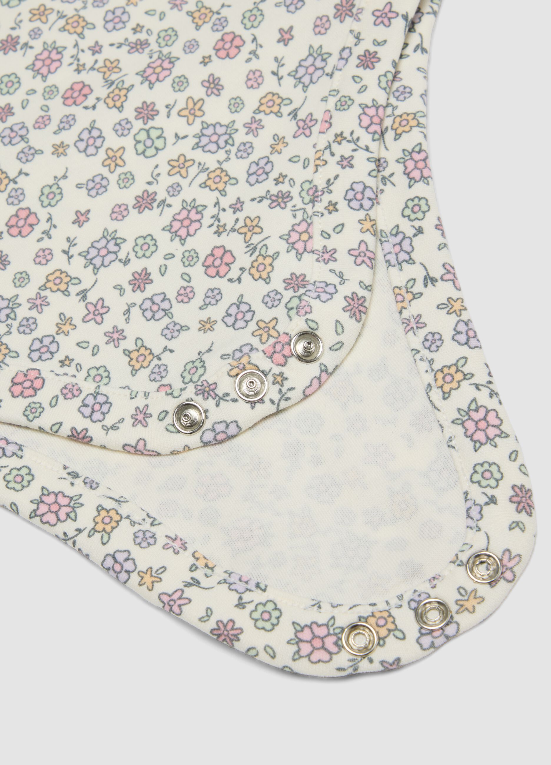 Bipack di body multicolor in cotone organico a maniche corte