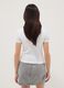 Girls&rsquo; white fitted stretch cotton T-shirt with embroidery_1