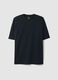 Black pure cotton relaxed fit T-shirt_4