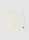 White swim shorts with elasticated waistband and drawstring_4