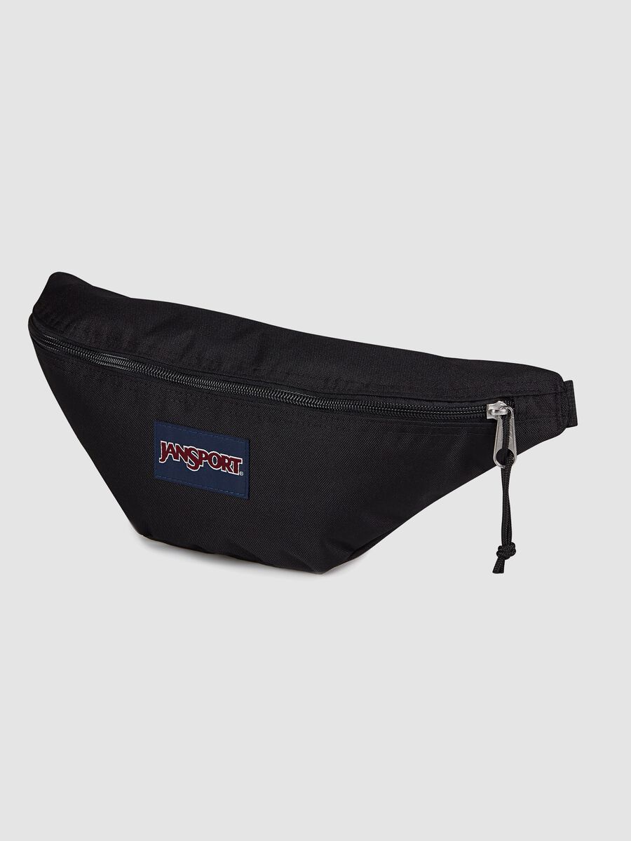 Black bum bag with adjustable belt_3