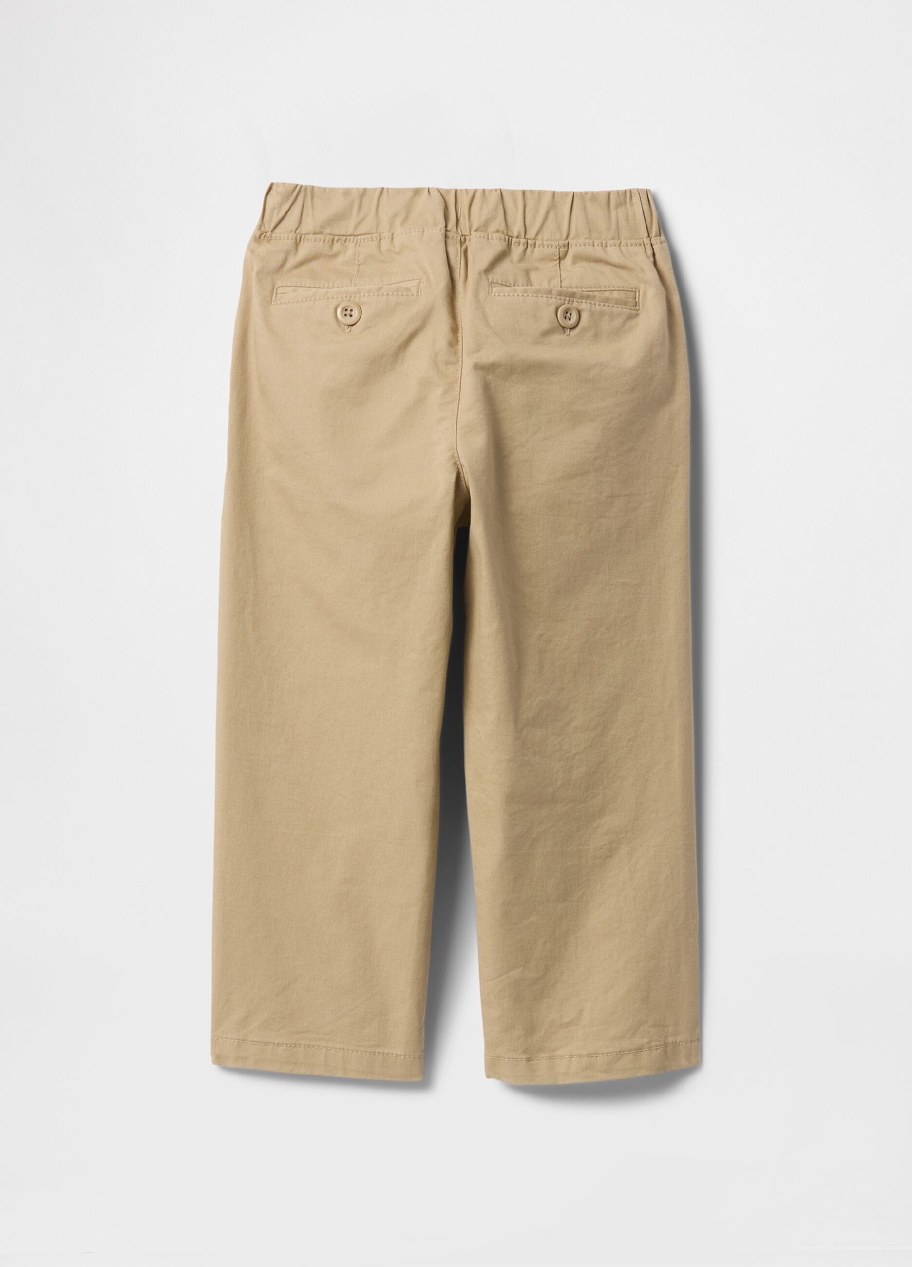 Trousers with drawstring and pockets