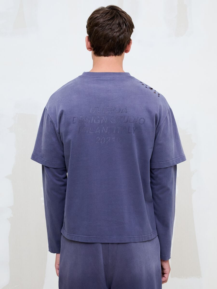 Double Long Sleeve Sunfaded Twilight_4