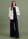 White striped regular-fit double-breasted blazer with classic lapel_1