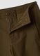Brown The Iconic Pants in stretch cotton blend, barrel fit_1
