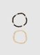 Bipack bracciali in legno multicolor_0