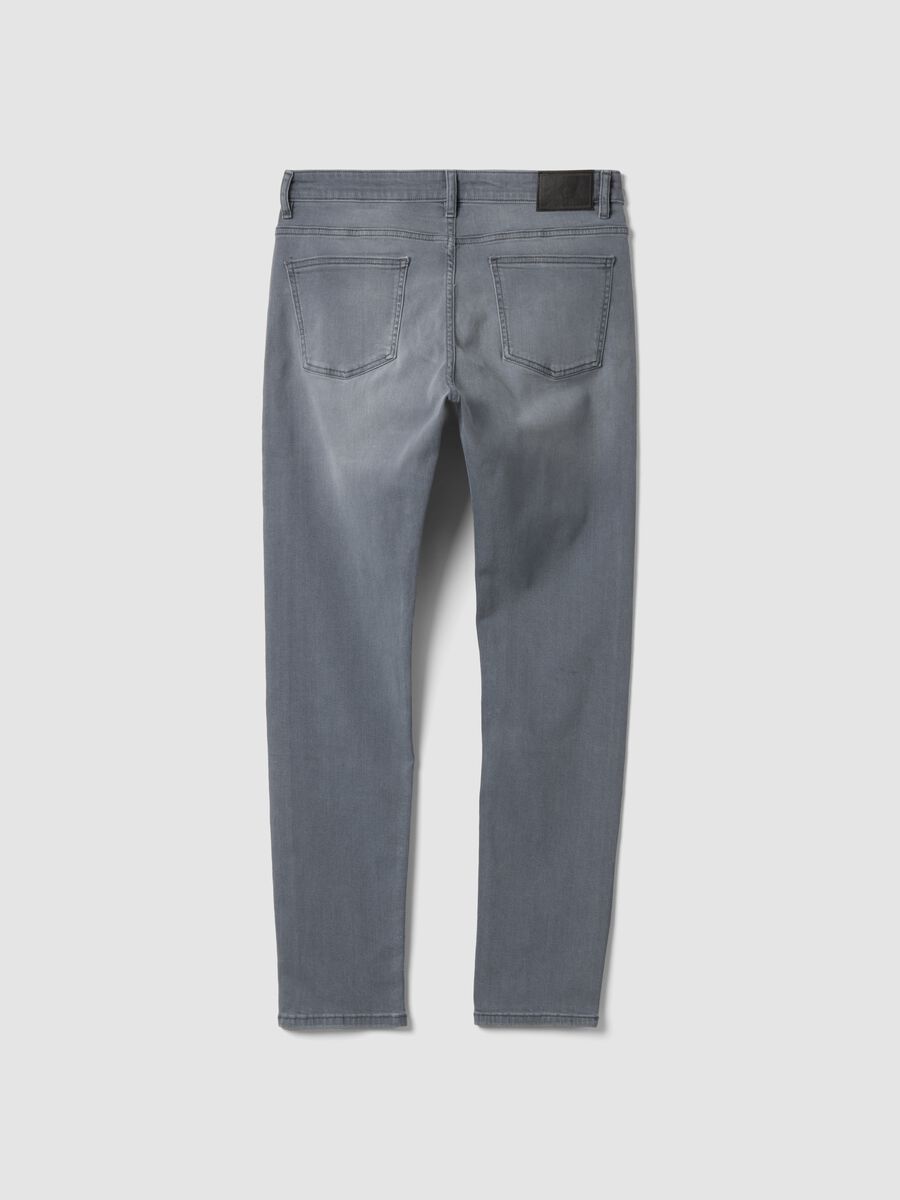 Men&rsquo;s grey skinny-fit stretch cotton jeans_1