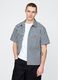 Multicoloured pure cotton check shirt_0