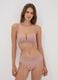 Pink stretch microfibre briefs with lace_0