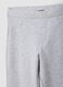 Girls' slim-fit stretch organic cotton grey trousers_2
