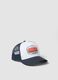 Multicolour pure cotton baseball cap_0
