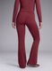 Red flared leggings in breathable stretch fabric ALTAVIA STUDIO_1