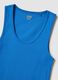 Blue pure cotton vest top_5