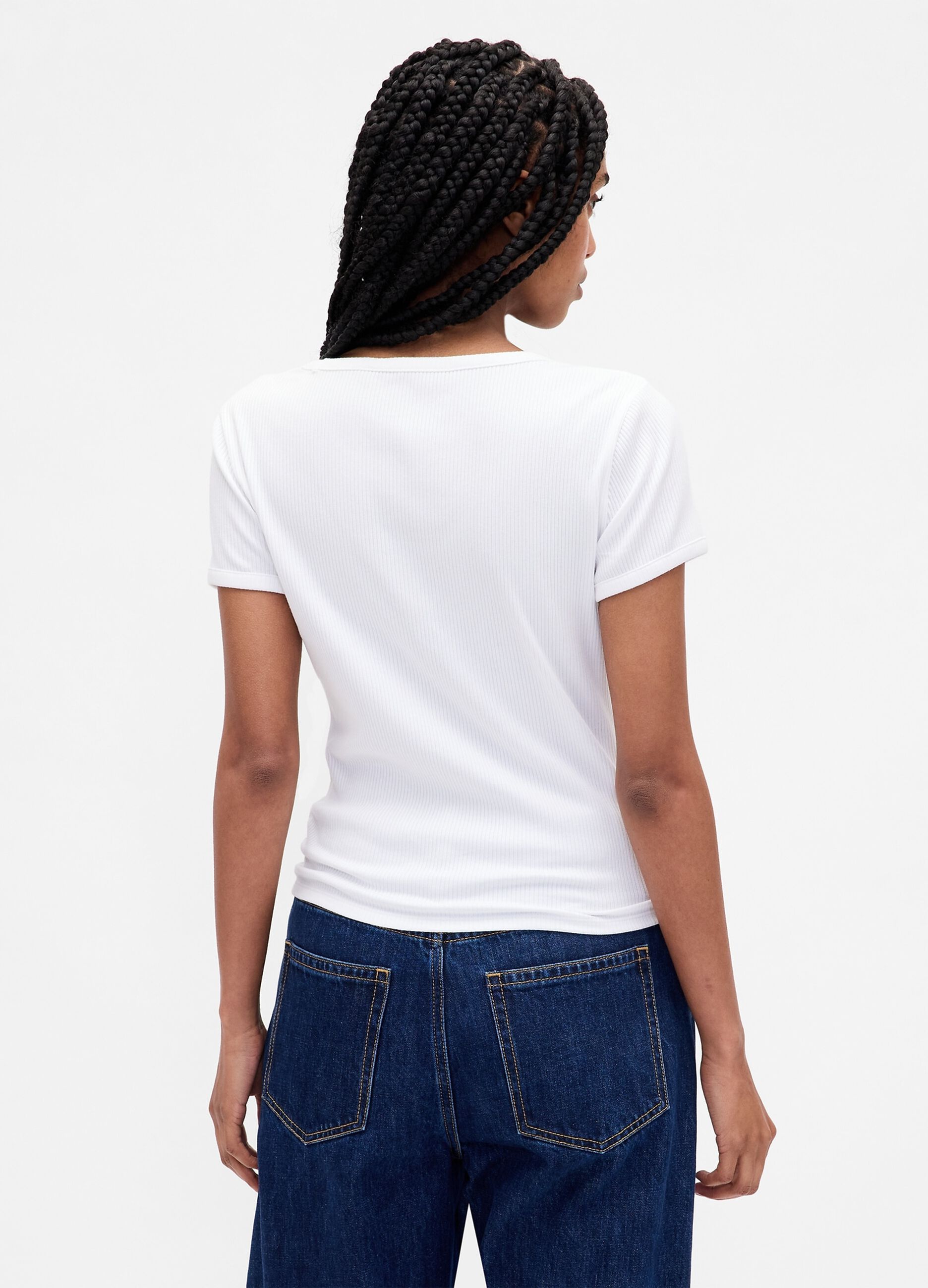 Stretch White T-shirt