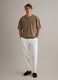 Brown short sleeve pure cotton T-shirt_0