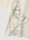White oversized pure cotton Naruto print T-shirt_6