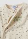 White organic cotton babygrow with print for newborns_2