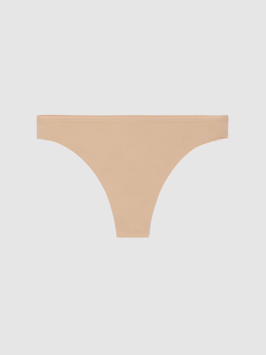 Beige slim fit Brazilian briefs_4
