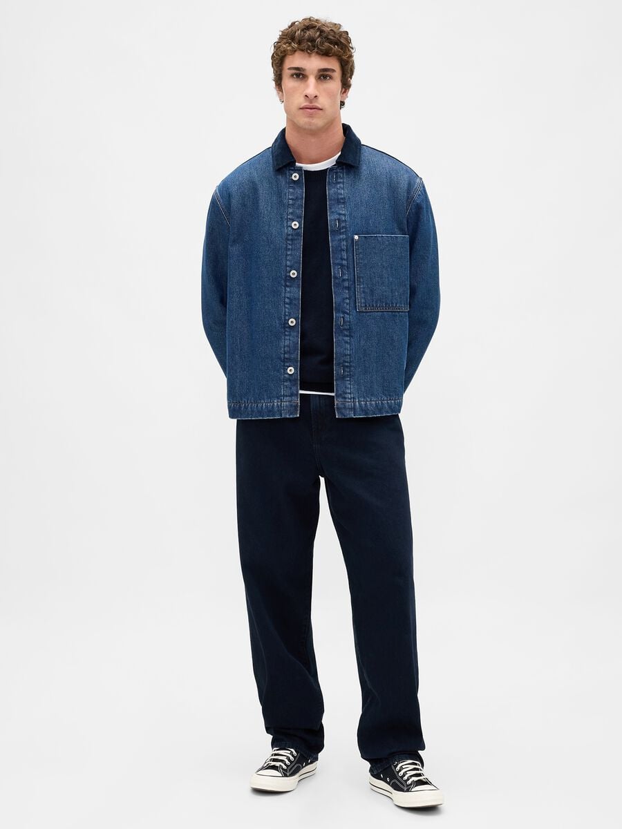 Blue Cotton Blend Jumper_2