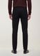 Black pure cotton five-pocket trousers_3