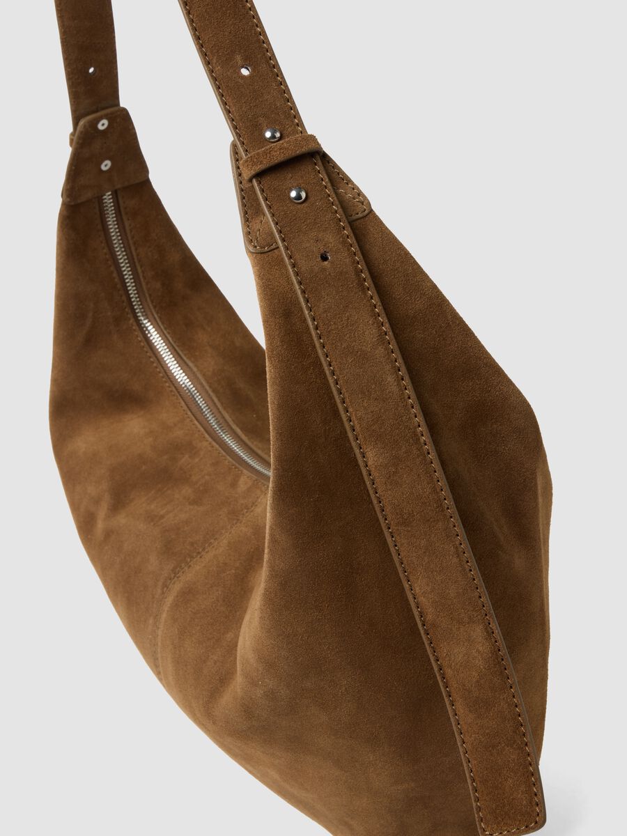 Borsa a spalla marrone in vera pelle_1