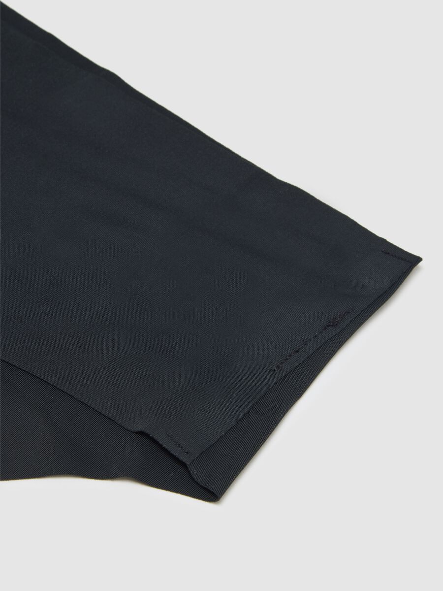 Regular fit black stretch blend briefs_5