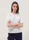 White pure cotton T-shirt with broderie anglaise embroidery, regular fit_2