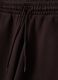 Brown pure cotton joggers with elasticated waist, oversized fit_1