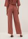 Red and white striped viscose and linen-blend straight-fit trousers_2