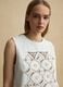 White cotton tank top with regular fit and embroidery_3