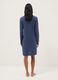 Pure blue viscose nightdress with buttons_2