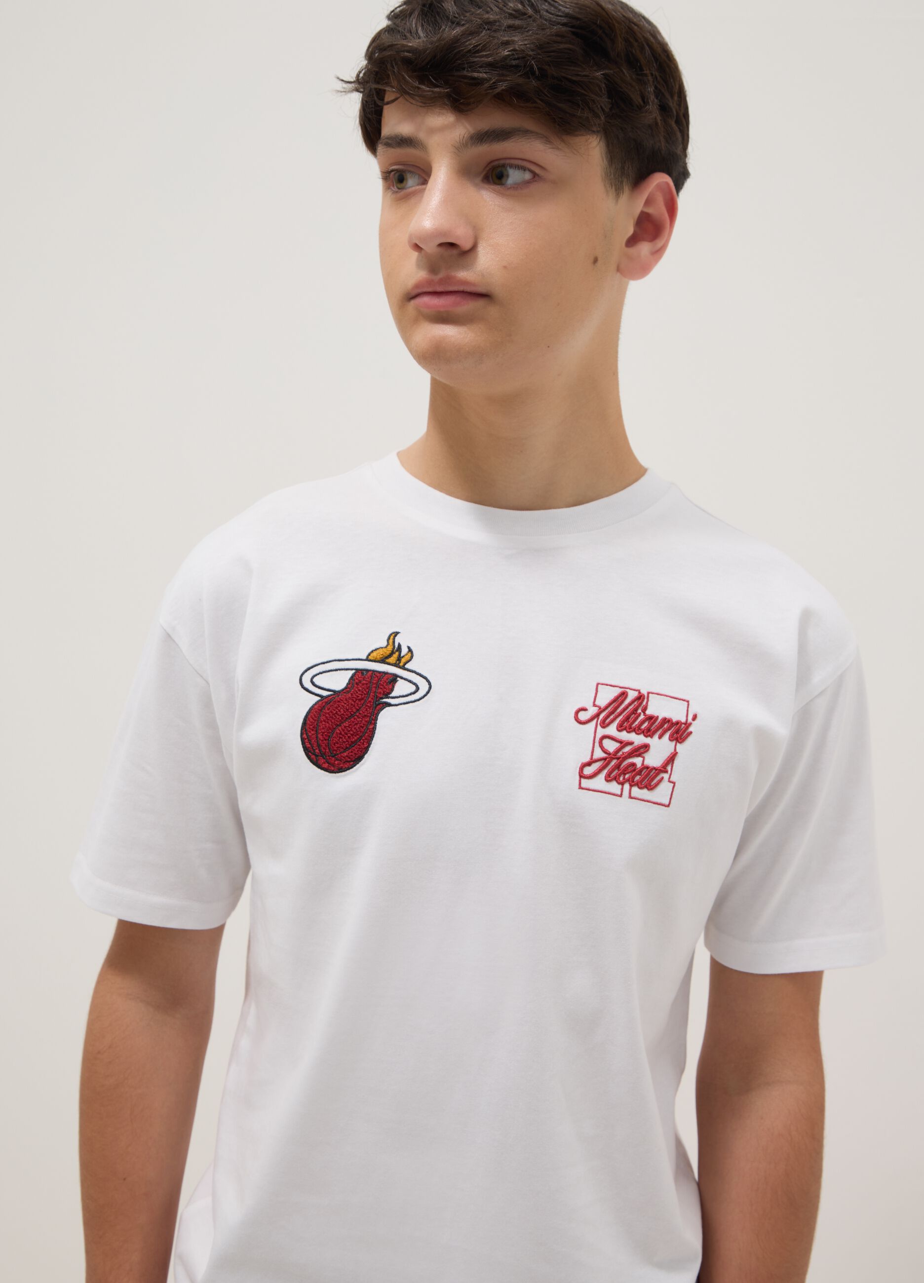 White short-sleeve pure cotton T-shirt