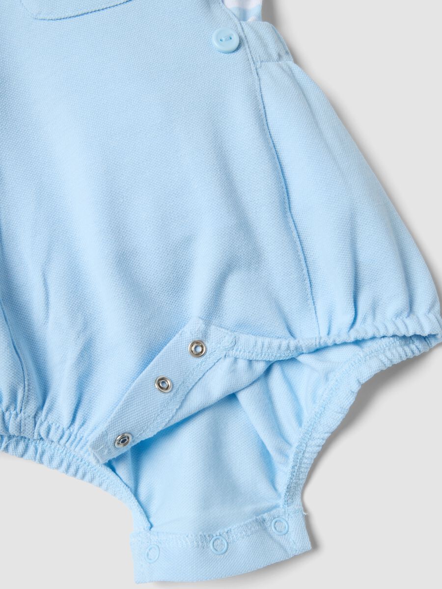 White and Blue Pure Cotton Set for Babies_2