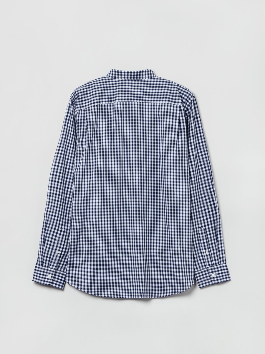 Shirt in Coolmax&reg; fabric with gingham pattern_2