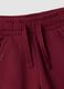 Red pure cotton jogger trousers_3