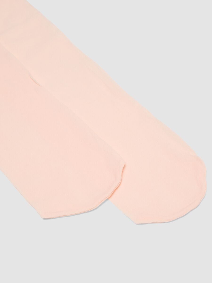 Bipack di collant bianchi in tessuto elasticizzato_1