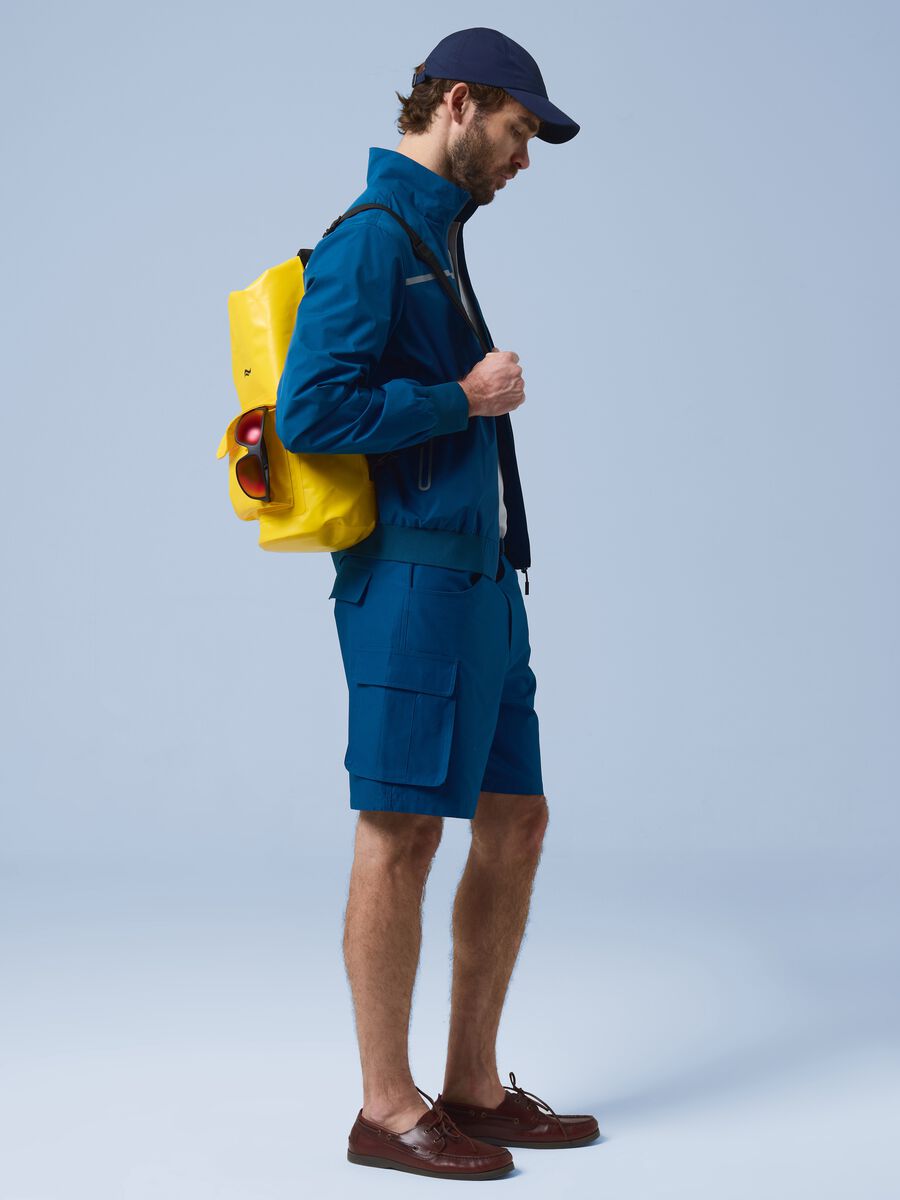 Bermuda cargo blu in puro cotone ALTAVIA SAILING_0