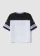 Girls&rsquo; white and black boxy-fit Lilo & Stitch T-shirt_5