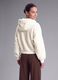 White full-zip teddy-effect hooded sweatshirt ALTAVIA STUDIO_3