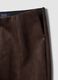 Brown slim-fit stretch leggings_5