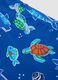 Blue stretch swim shorts_3